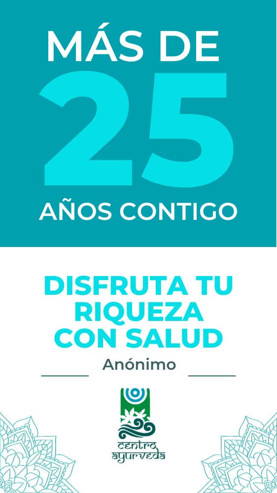 Centro Ayurveda 25 años de experiencia